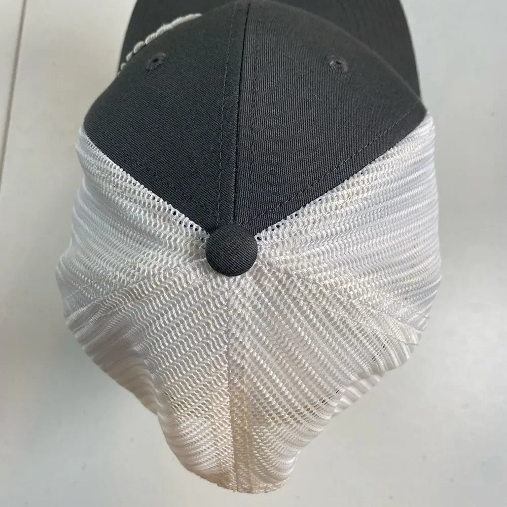 NWOT Dally Up Cap Youth Charcoal Gray/White Dally 203 Adjustable Baseball Hat